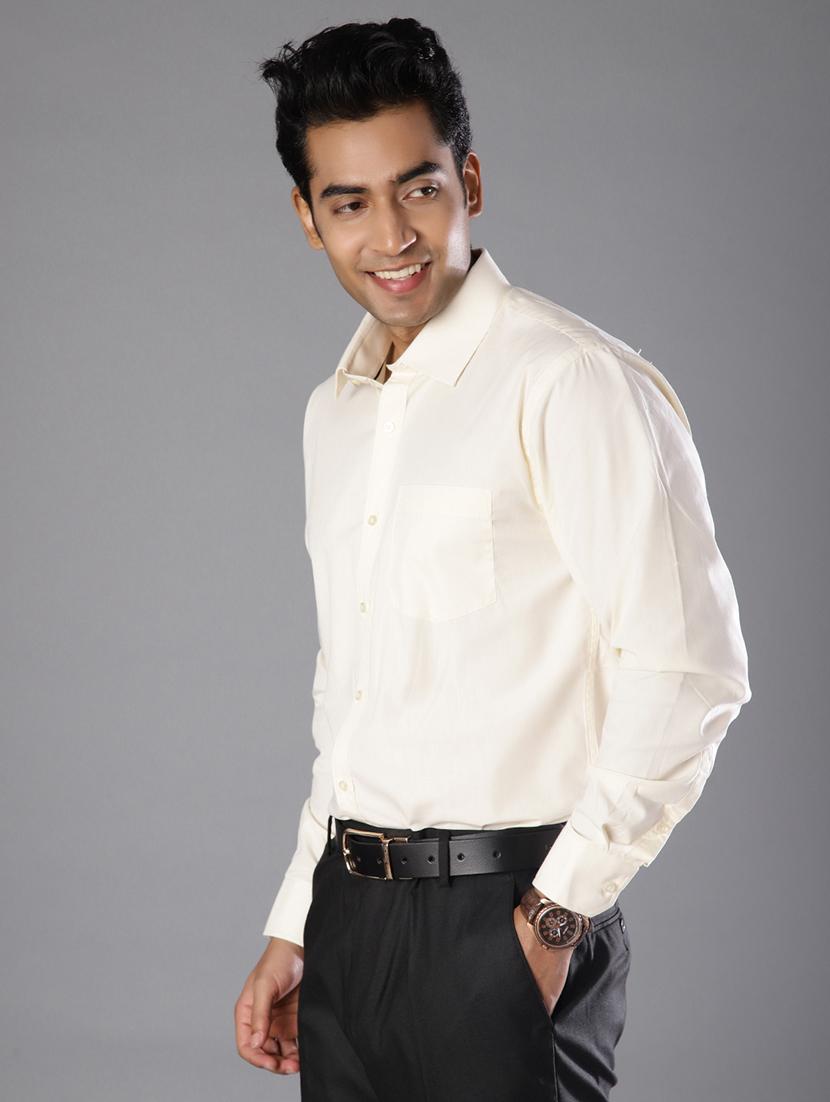 men solid long sleeve regular fit formal shirt - 21908044 -  Standard Image - 1