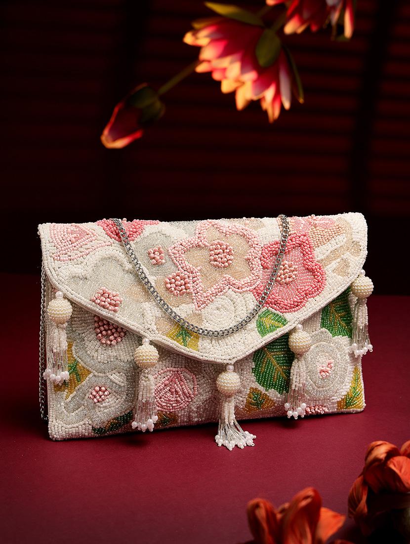 women white embellished sling bag - 21908159 - Zoom Image - 0