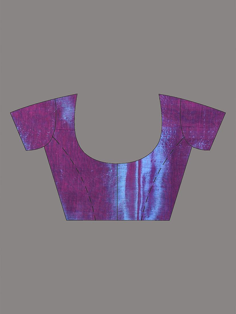 women solid casual wear saree with blouse - 21908330 - Standard Image - 6
