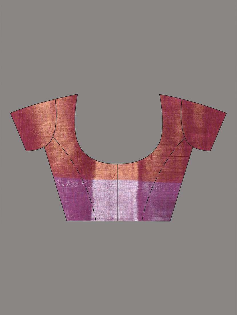 women lavender handloom saree with blouse - 21908339 -  Standard Image - 6