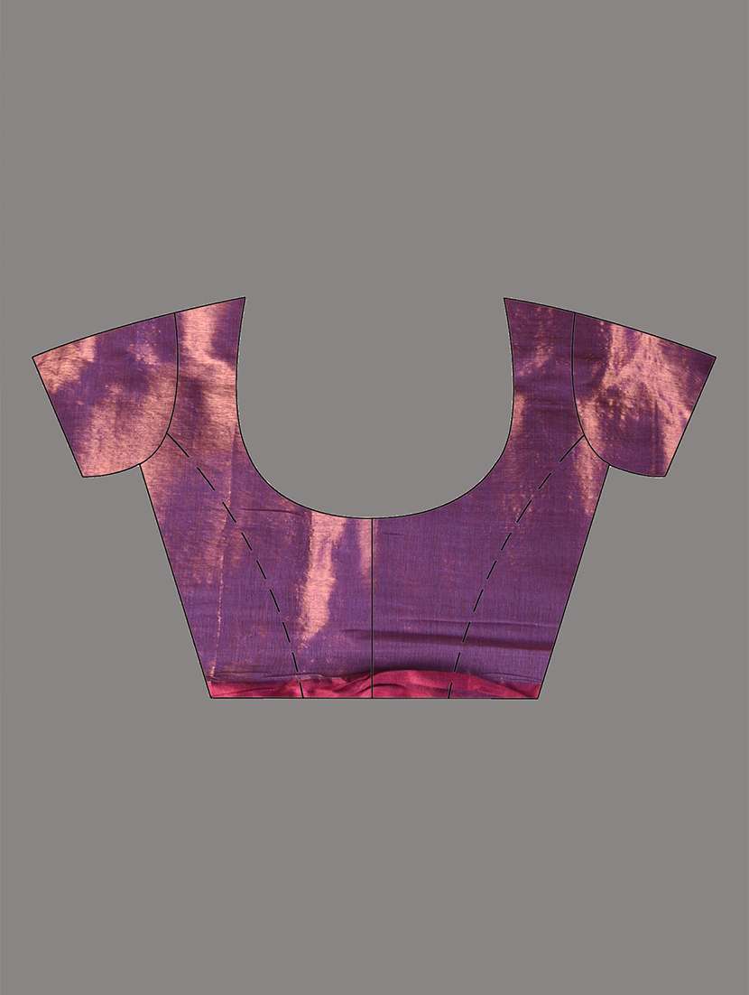 women solid casual wear saree with blouse - 21908342 -  Standard Image - 6