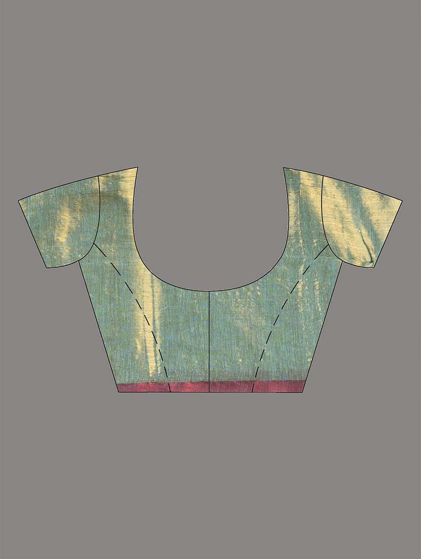 women solid casual wear saree with blouse - 21908344 -  Standard Image - 6