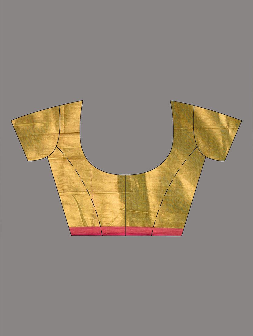 women solid with bordered saree with blouse - 21908360 - Standard Image - 6
