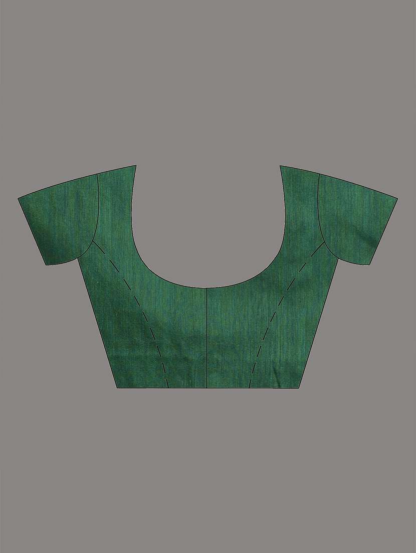 women solid handloom saree with blouse - 21908371 -  Standard Image - 6