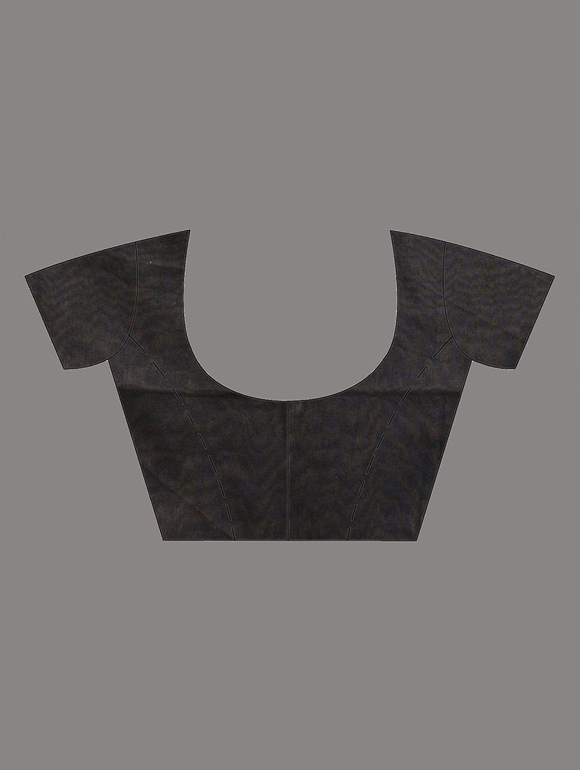 women solid handloom saree with blouse - 21908373 - Standard Image - 6
