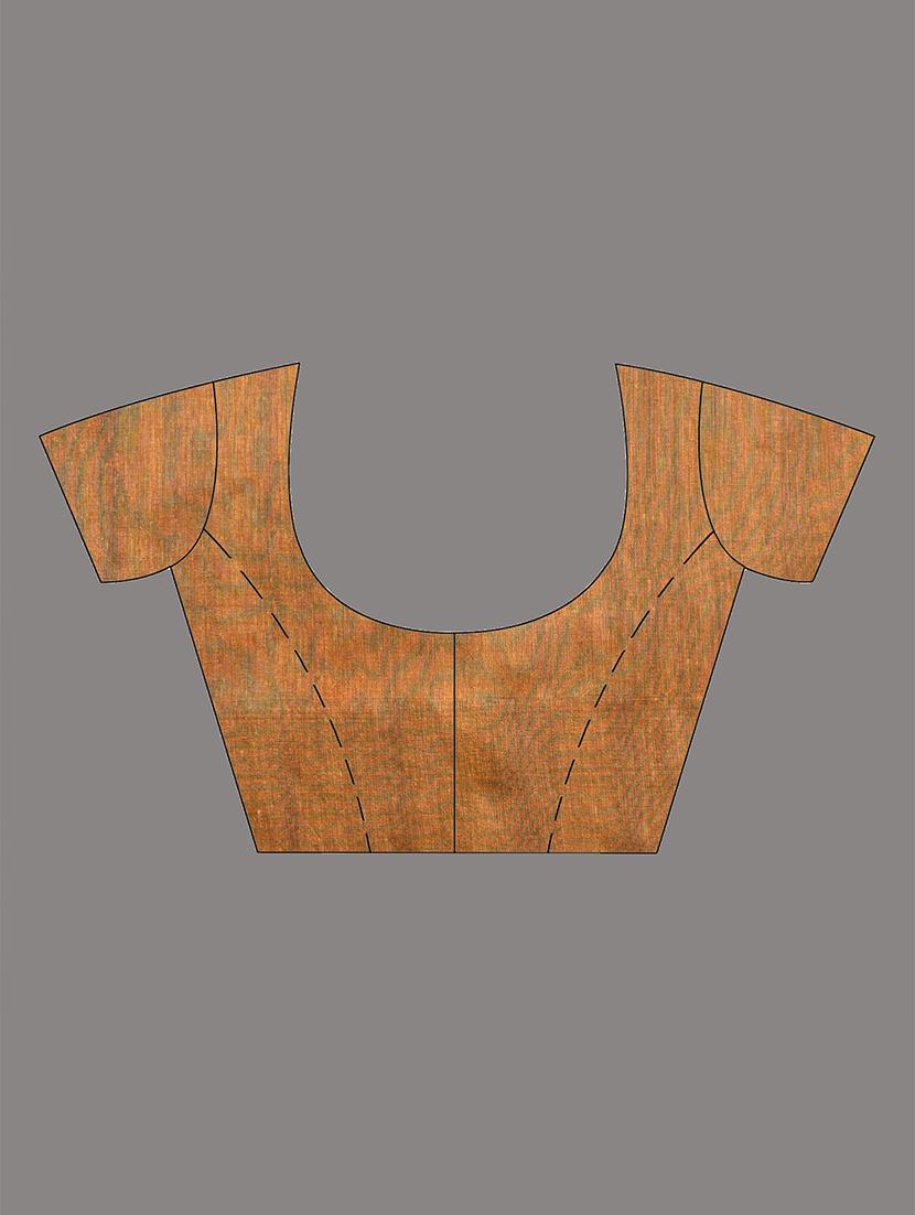 women solid handloom saree with blouse - 21908375 - Standard Image - 6