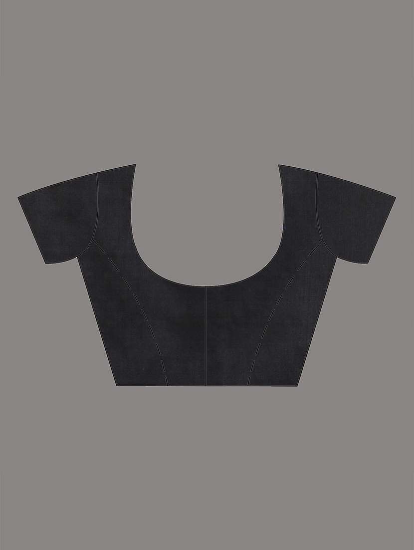women solid handloom saree with blouse - 21908379 - Standard Image - 6