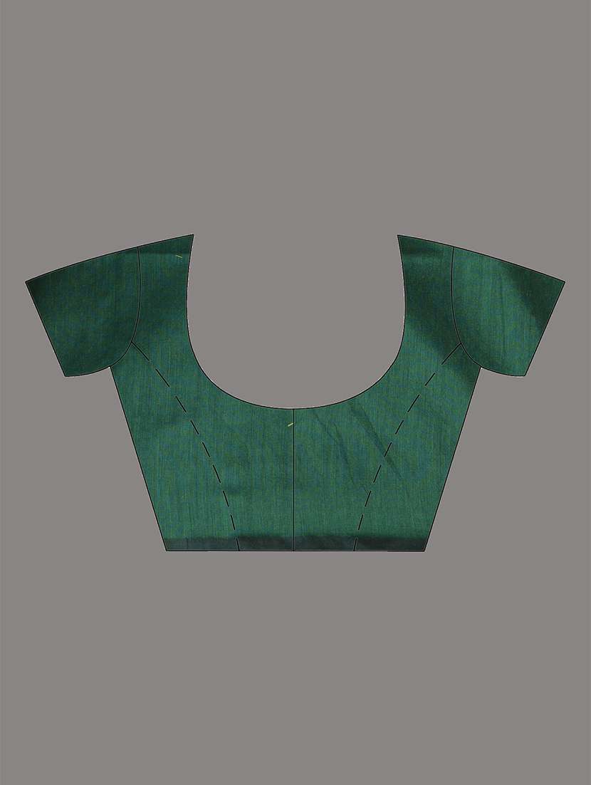 women solid handloom saree with blouse - 21908380 - Standard Image - 6
