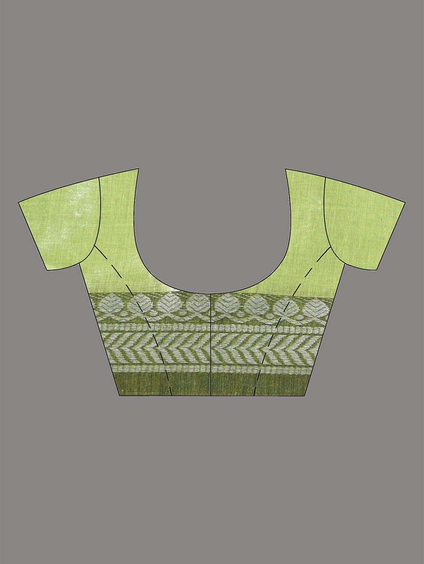 women solid with bordered saree with blouse - 21908398 -  Standard Image - 6