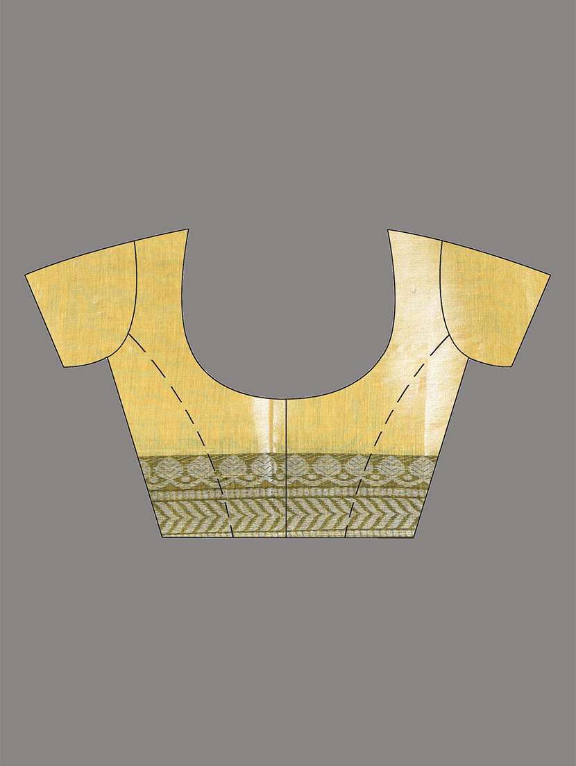 women solid with bordered saree with blouse - 21908399 - Standard Image - 6