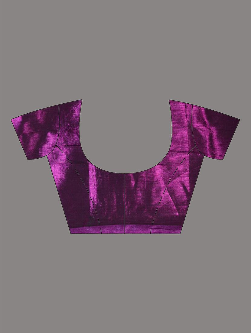 women solid casual wear saree with blouse - 21908409 - Standard Image - 6