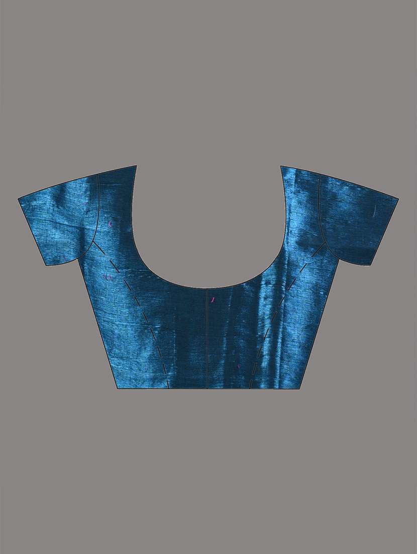 women solid casual wear saree with blouse - 21908418 -  Standard Image - 6