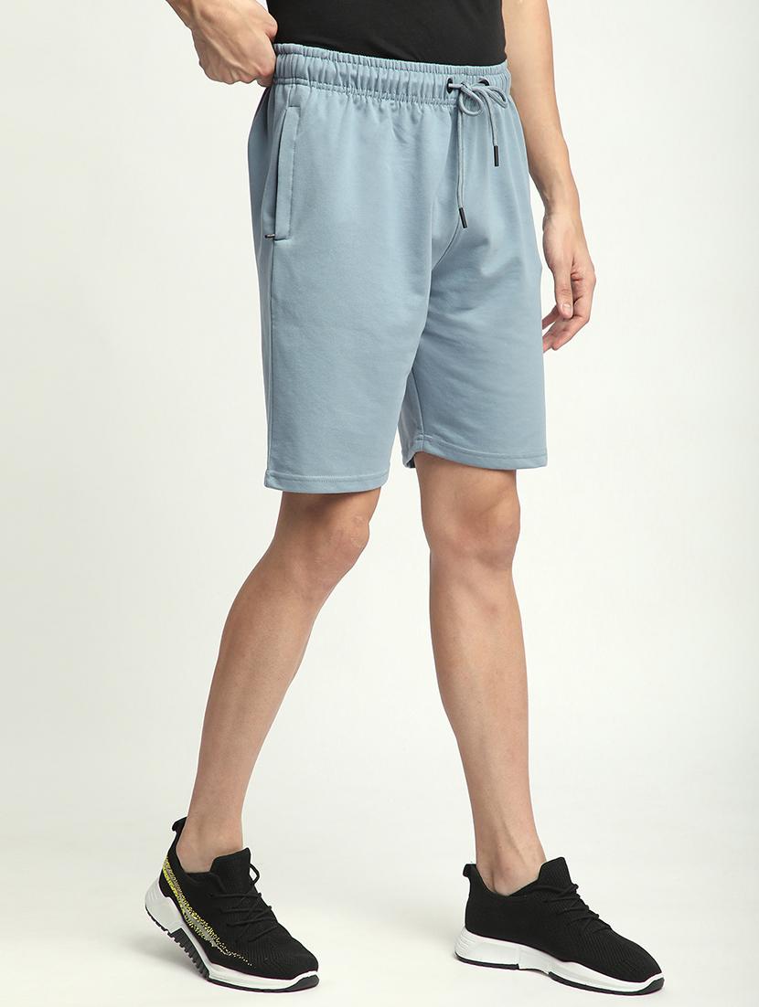 men solid mid rise regular fit shorts - 21908553 -  Standard Image - 1