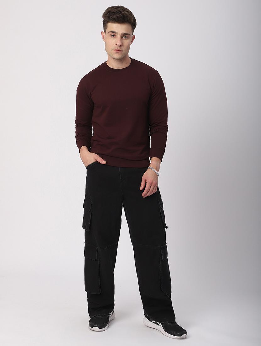men solid long sleeve regular fit t-shirt - 21908779 - Standard Image - 4