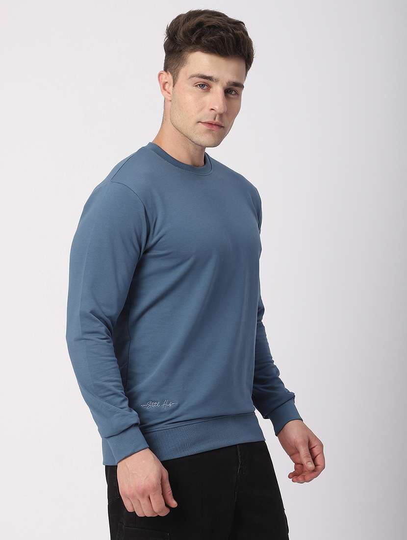men solid long sleeve regular fit t-shirt - 21908782 -  Standard Image - 1