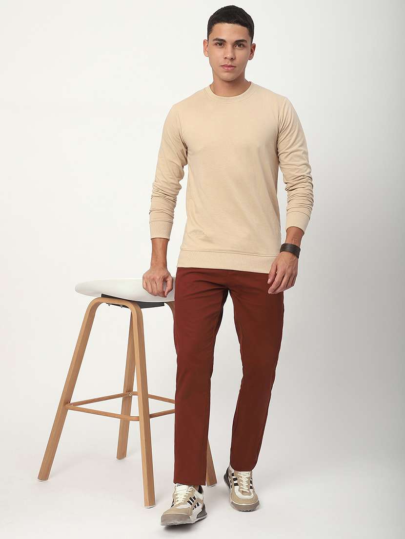 men solid long sleeve regular fit t-shirt - 21908784 -  Standard Image - 4