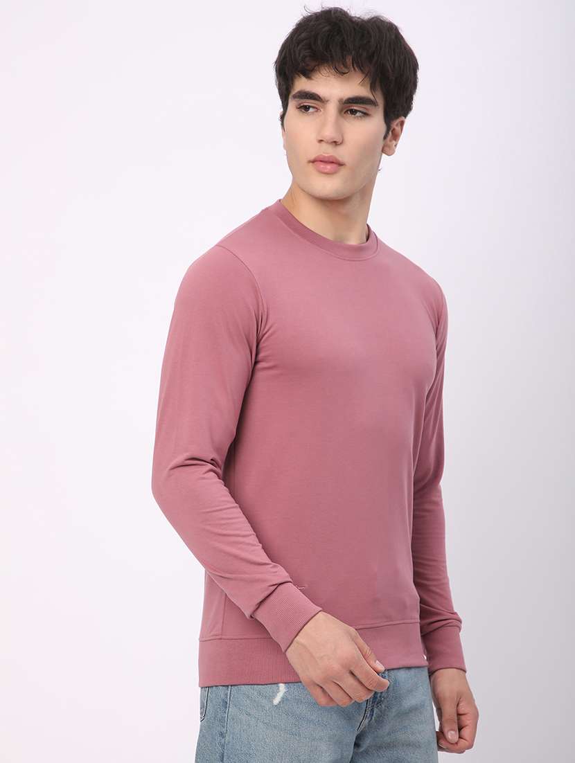 men solid long sleeve regular fit t-shirt - 21908789 -  Standard Image - 1