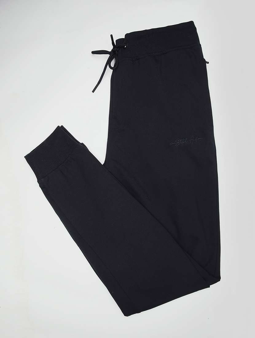 men solid mid rise regular fit jogger - 21908797 -  Standard Image - 4