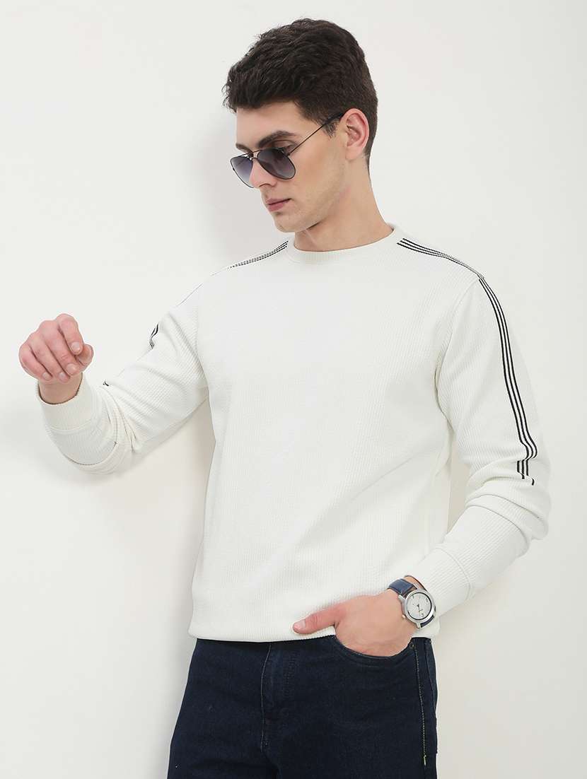 men taped long sleeves sweatshirt