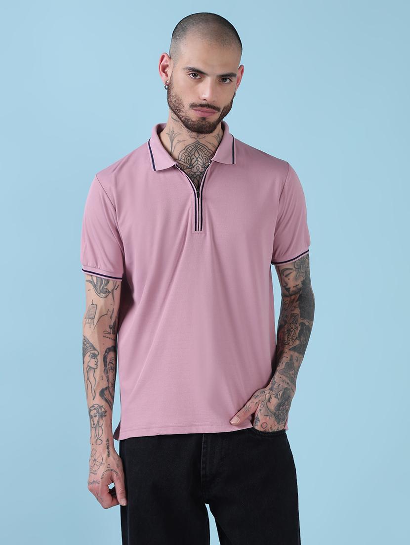 men solid short sleeve regualr fit polo t-shirt - 21908880 -  Standard Image - 1