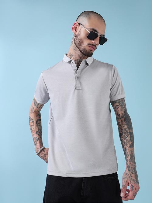 men solid short sleeve regualr fit polo t-shirt - 21908883 - Standard Image - 0