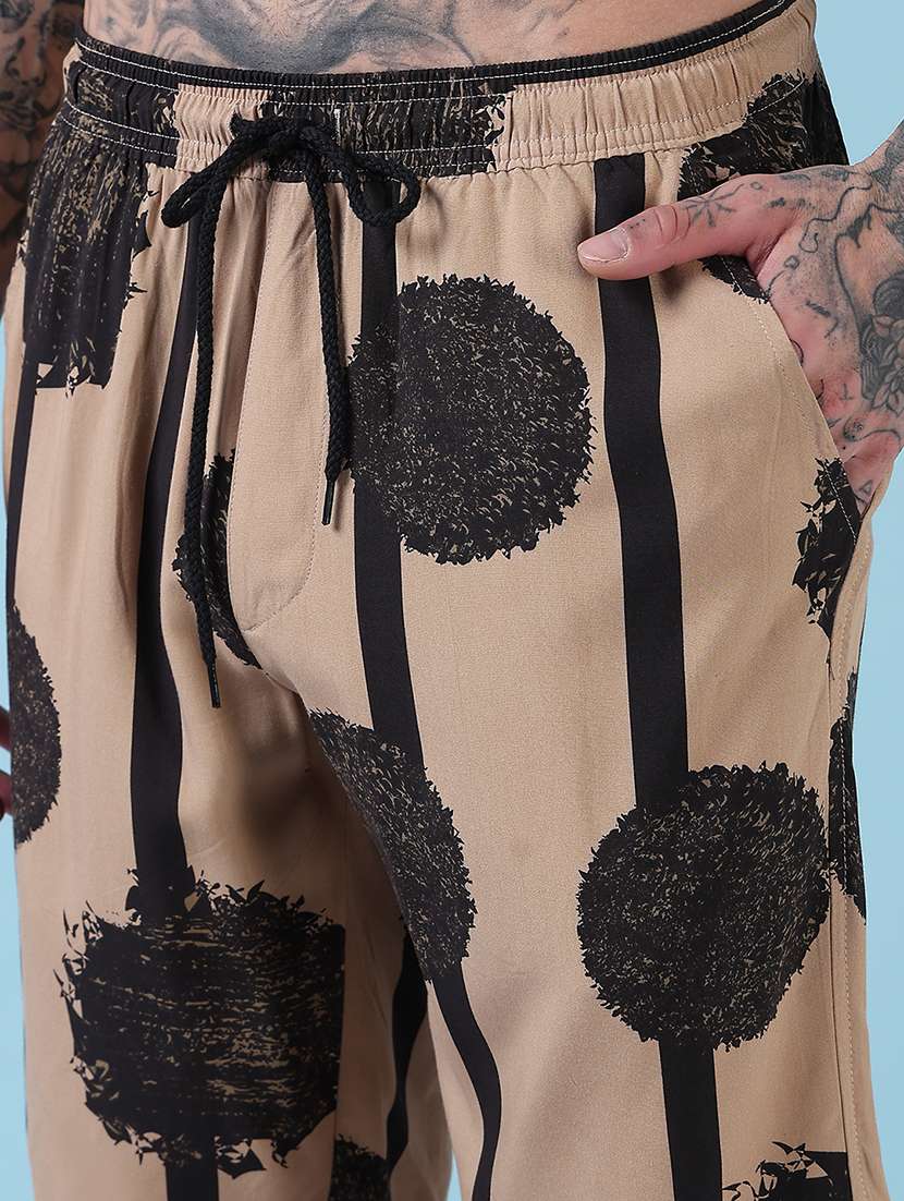 men cuban collar shorts & shirt co ords set - 21908936 -  Standard Image - 6