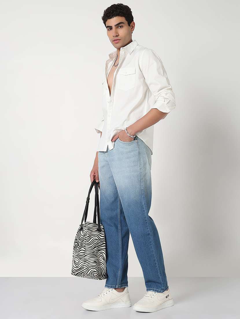 men washed mid rise straight fit jean - 21908964 -  Standard Image - 4