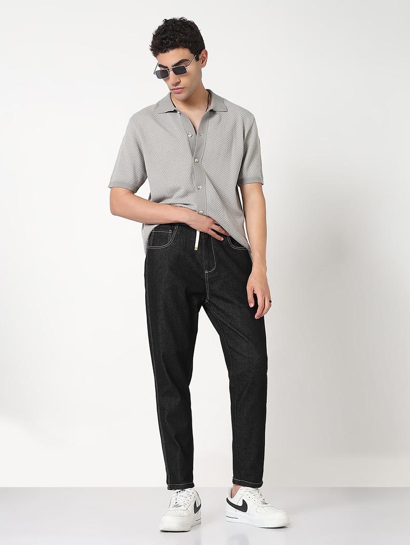 men solid mid rise straight fit jean - 21908968 - Standard Image - 4