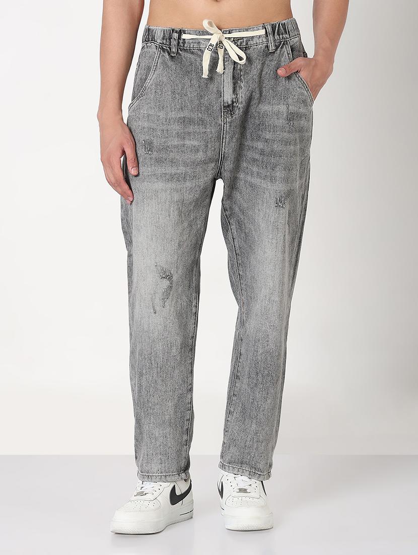 men solid mid rise straight fit jean - 21908969 -  Standard Image - 1