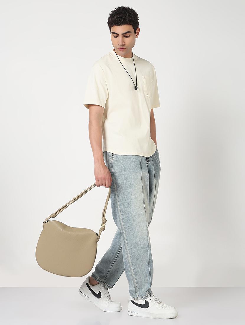 men solid mid rise relaxed fit jean - 21908971 - Standard Image - 4