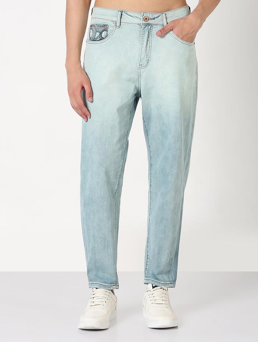 men solid mid rise relaxed fit jean - 21908983 -  Standard Image - 1