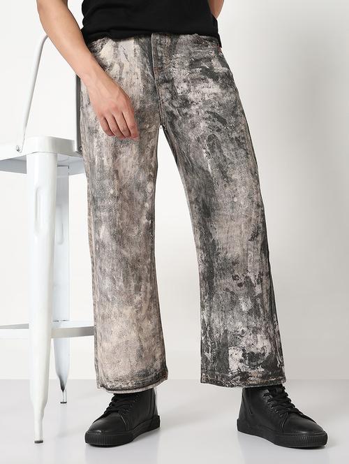 men washed mid rise straight fit jean - 21908990 -  Standard Image - 0