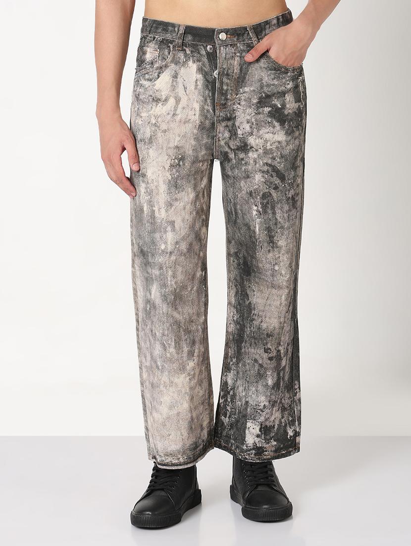 men washed mid rise straight fit jean - 21908990 -  Standard Image - 1