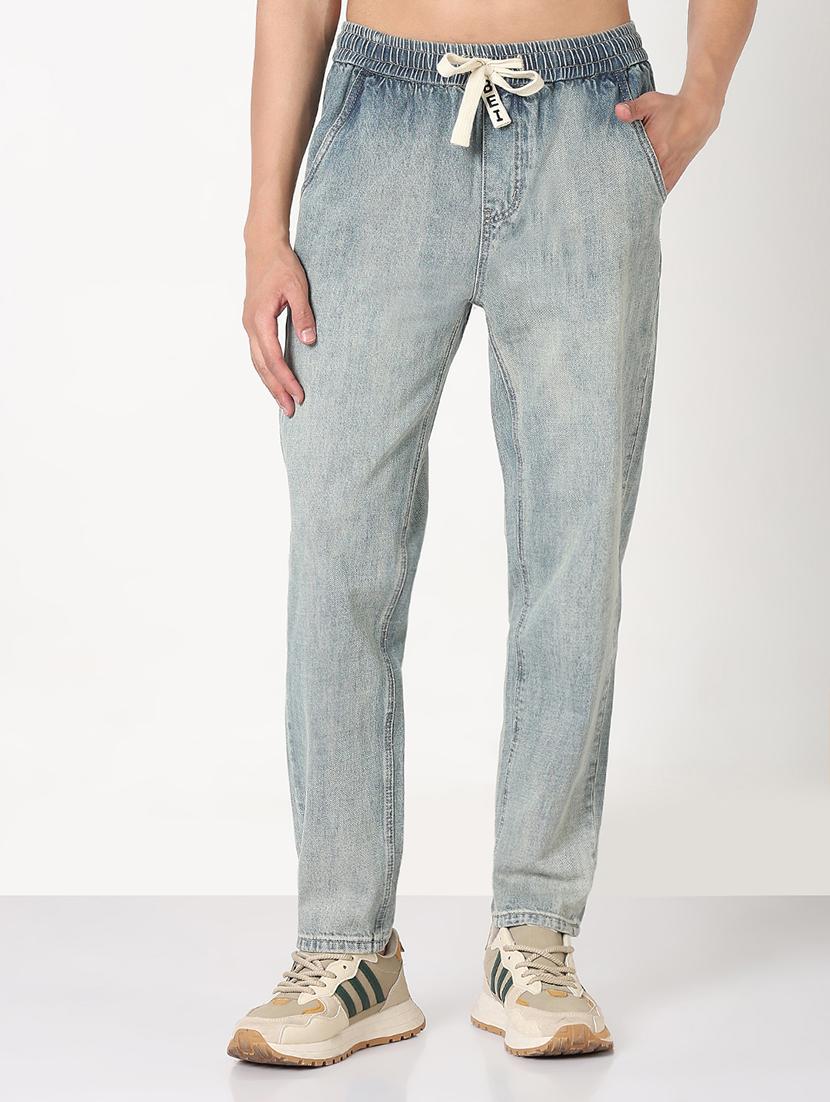 men solid mid rise straight fit jean - 21909001 - Standard Image - 1