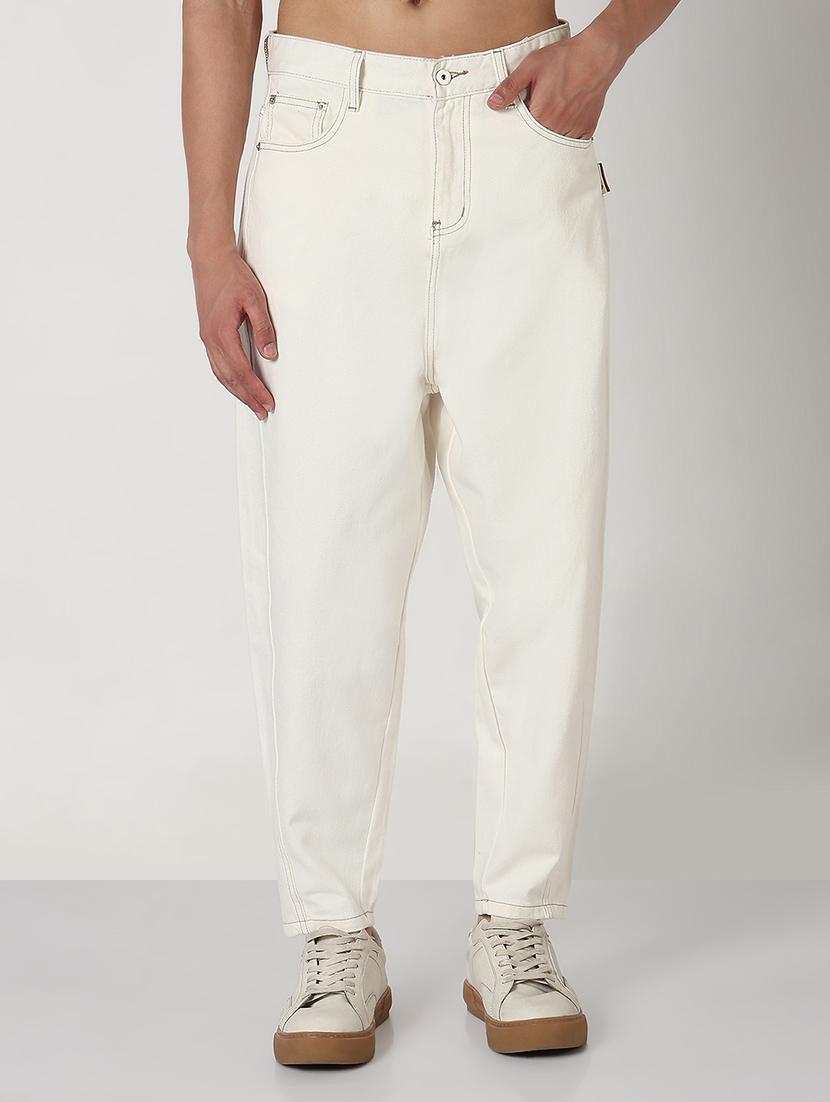 men solid mid rise relaxed fit jean - 21909004 - Standard Image - 1
