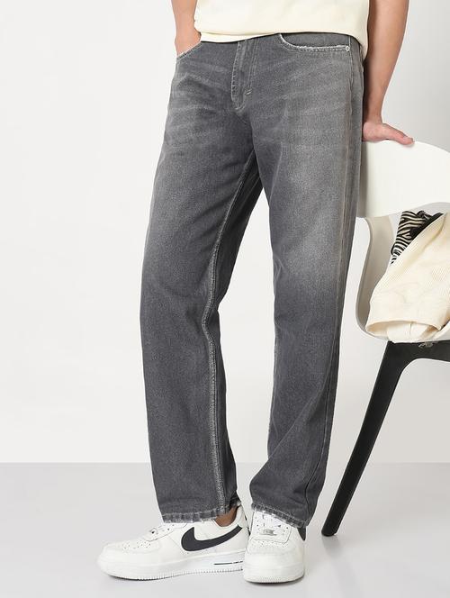 men solid mid rise straight fit jean - 21909006 - Standard Image - 0