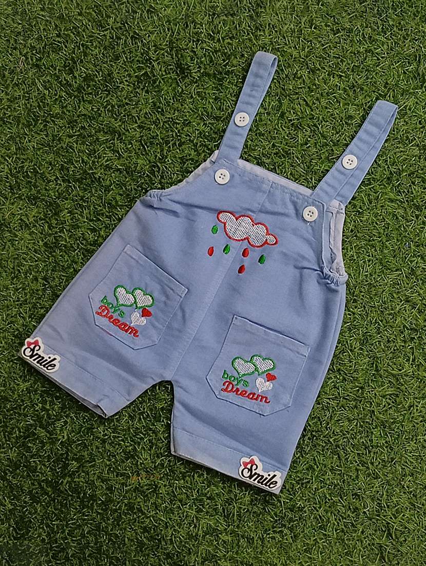 boys printed t-shirt & dungarees sets  - 21909298 -  Standard Image - 4