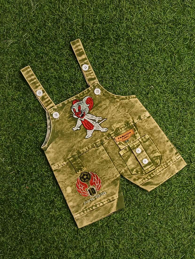 boys printed t-shirt & dungarees sets  - 21909313 -  Standard Image - 4