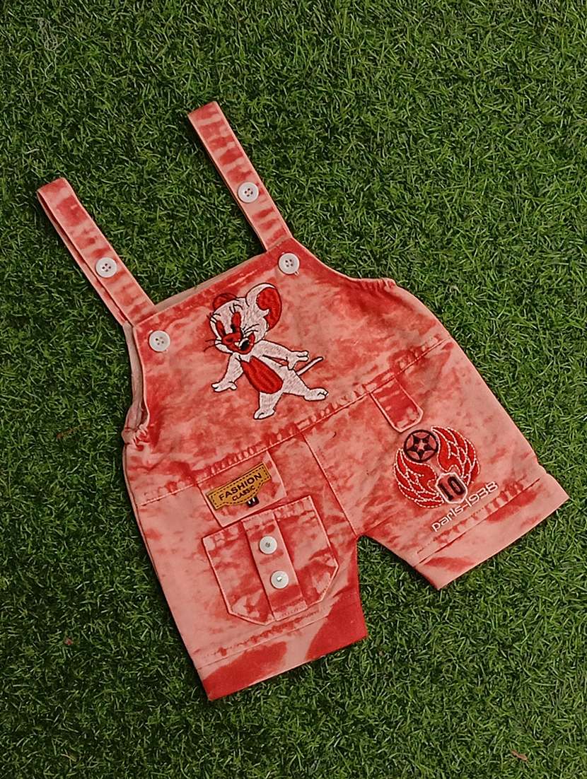 boys printed t-shirt & dungarees sets  - 21909314 -  Standard Image - 4