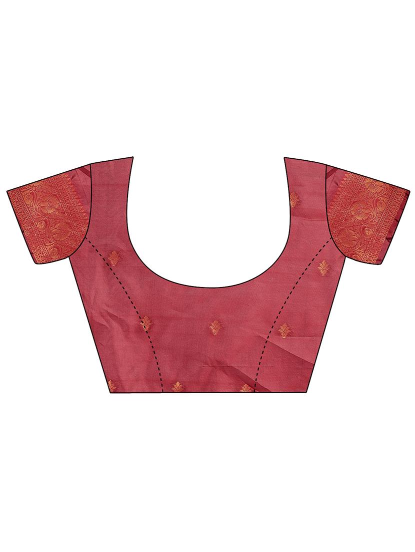 women self design banarasi saree with blouse - 21909361 - Standard Image - 4