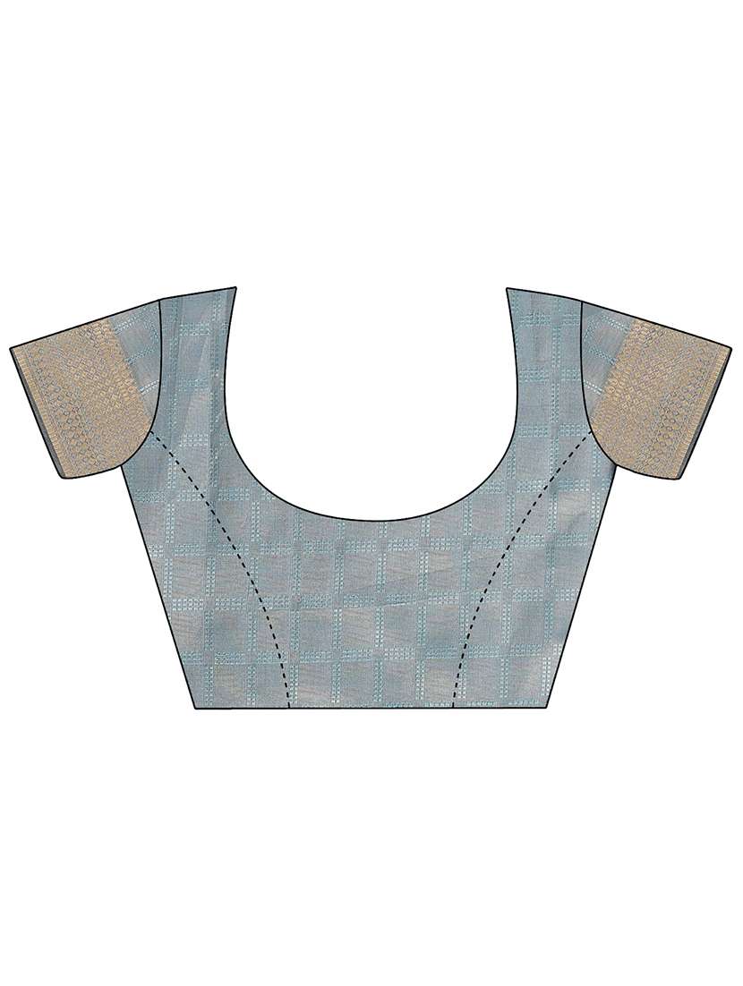 women self design bordered saree with blouse - 21909381 -  Standard Image - 4