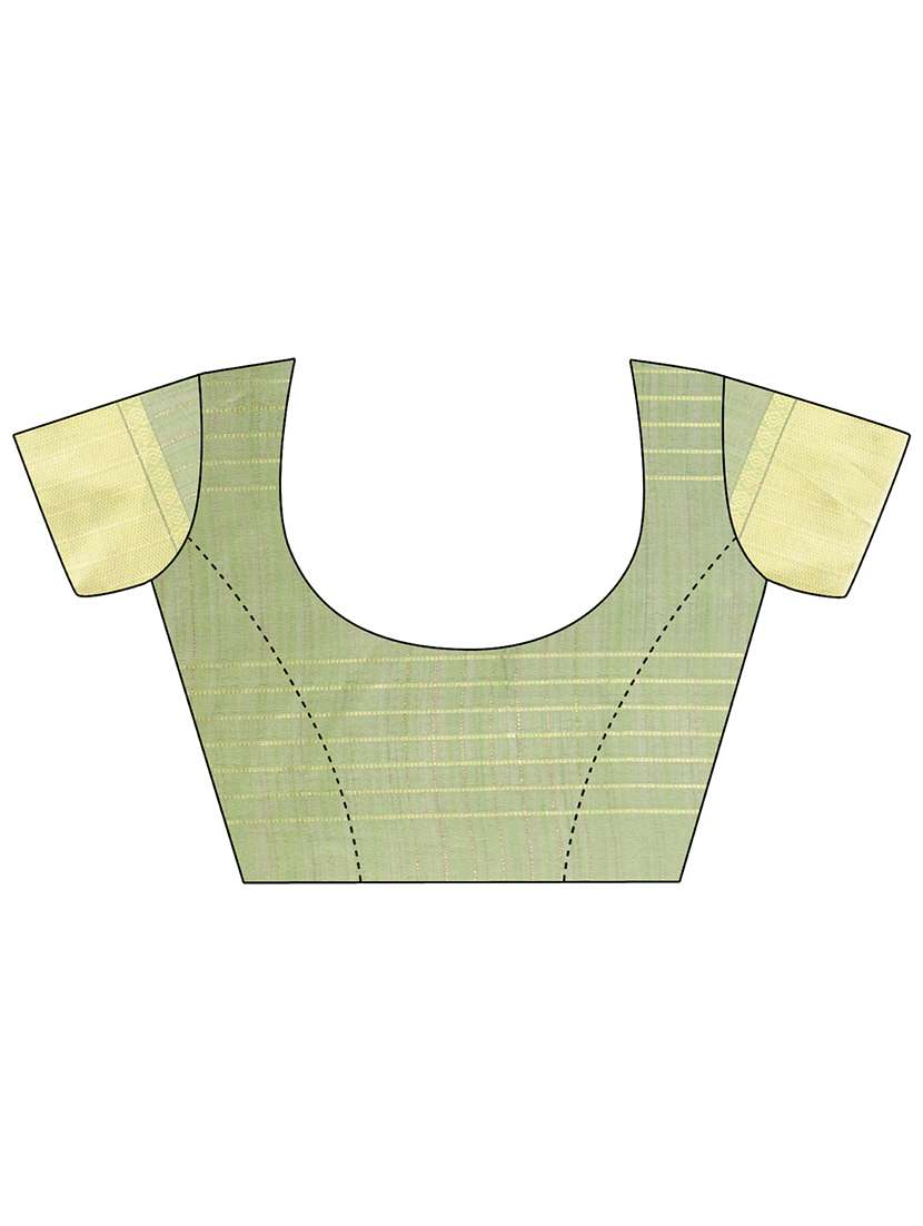 women checkered bordered saree with blouse - 21909395 -  Standard Image - 4