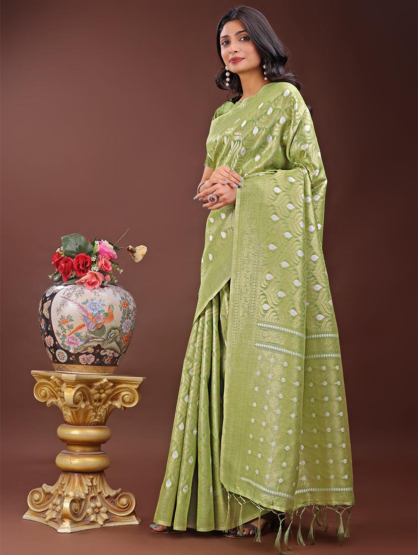 women self design banarasi saree with blouse - 21909398 - Standard Image - 1