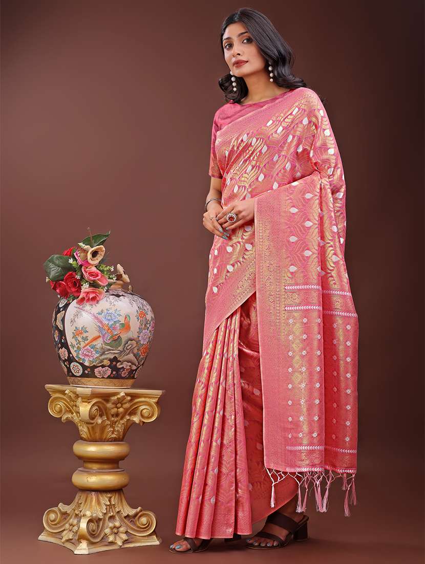 women self design banarasi saree with blouse - 21909400 -  Standard Image - 1