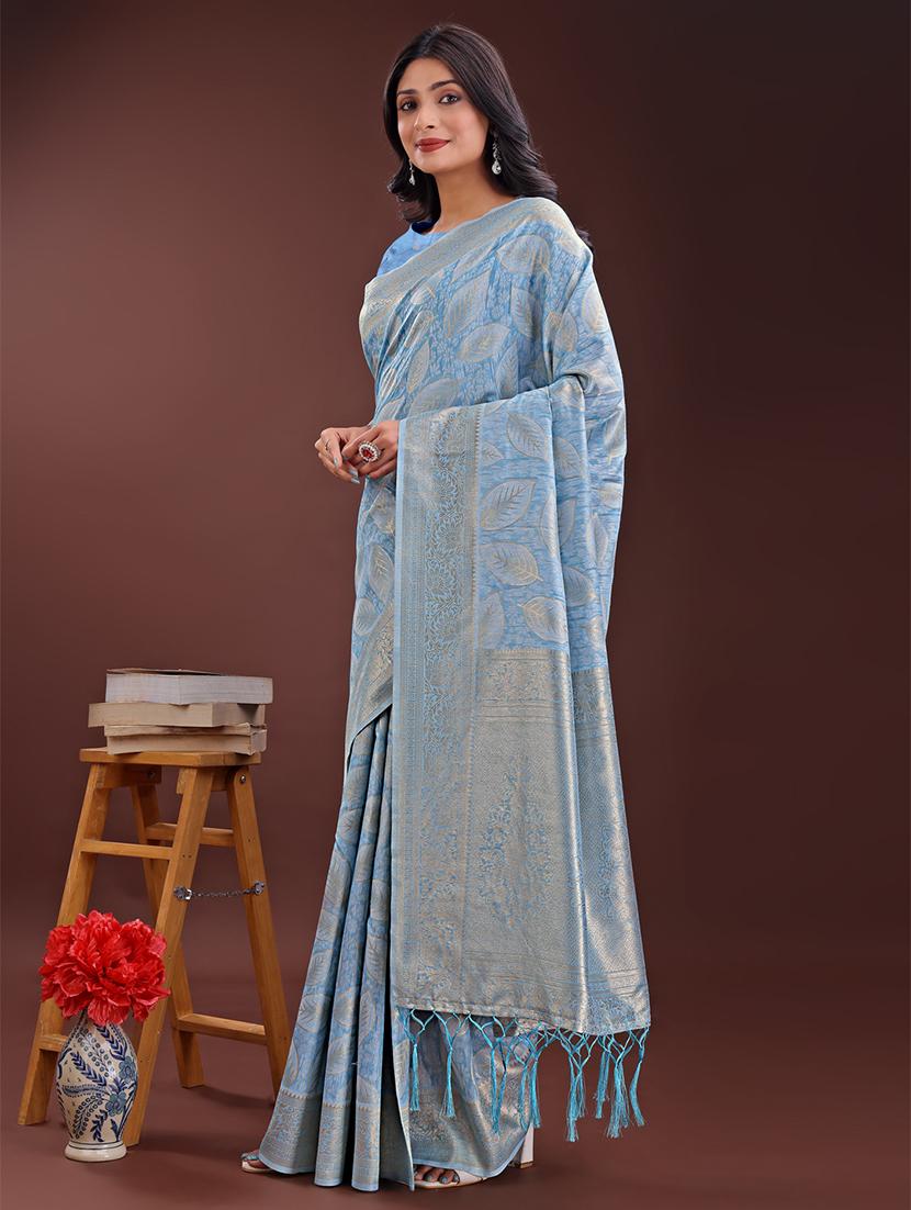 women self design banarasi saree with blouse - 21909406 - Standard Image - 1