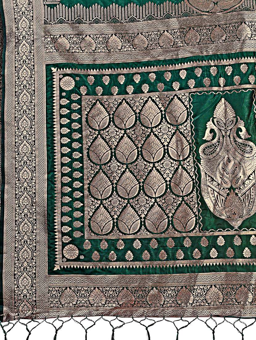 women self design banarasi saree with blouse - 21909412 -  Standard Image - 4