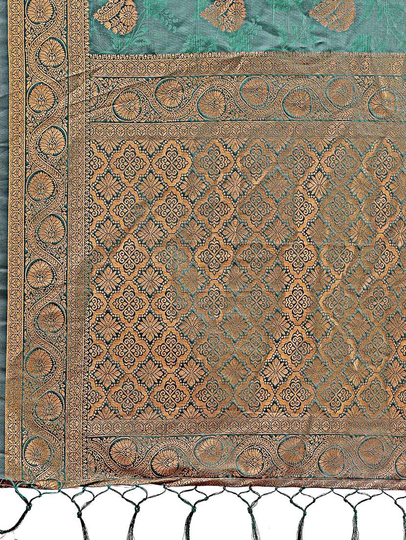 women self design banarasi saree with blouse - 21909421 -  Standard Image - 4