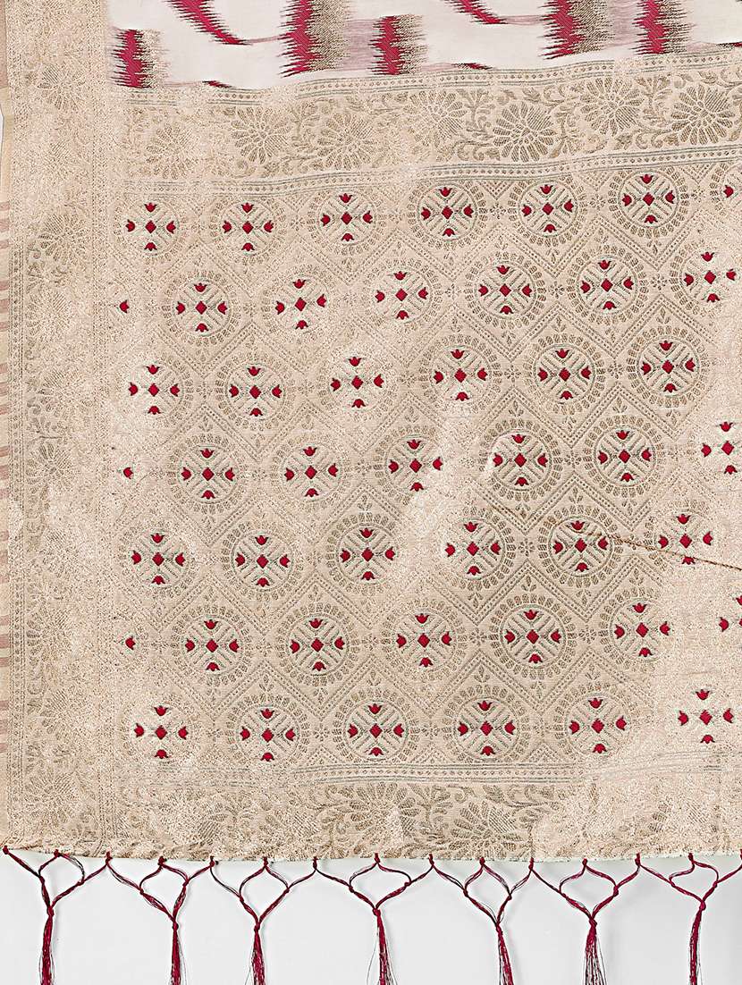 women self design banarasi saree with blouse - 21909450 -  Standard Image - 4