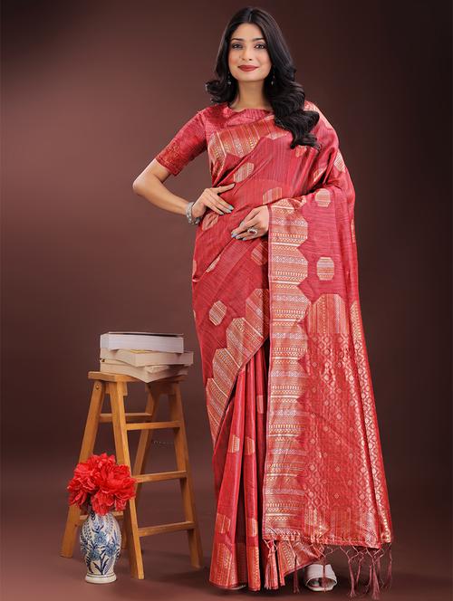 women self design banarasi saree with blouse - 21909467 - Standard Image - 0