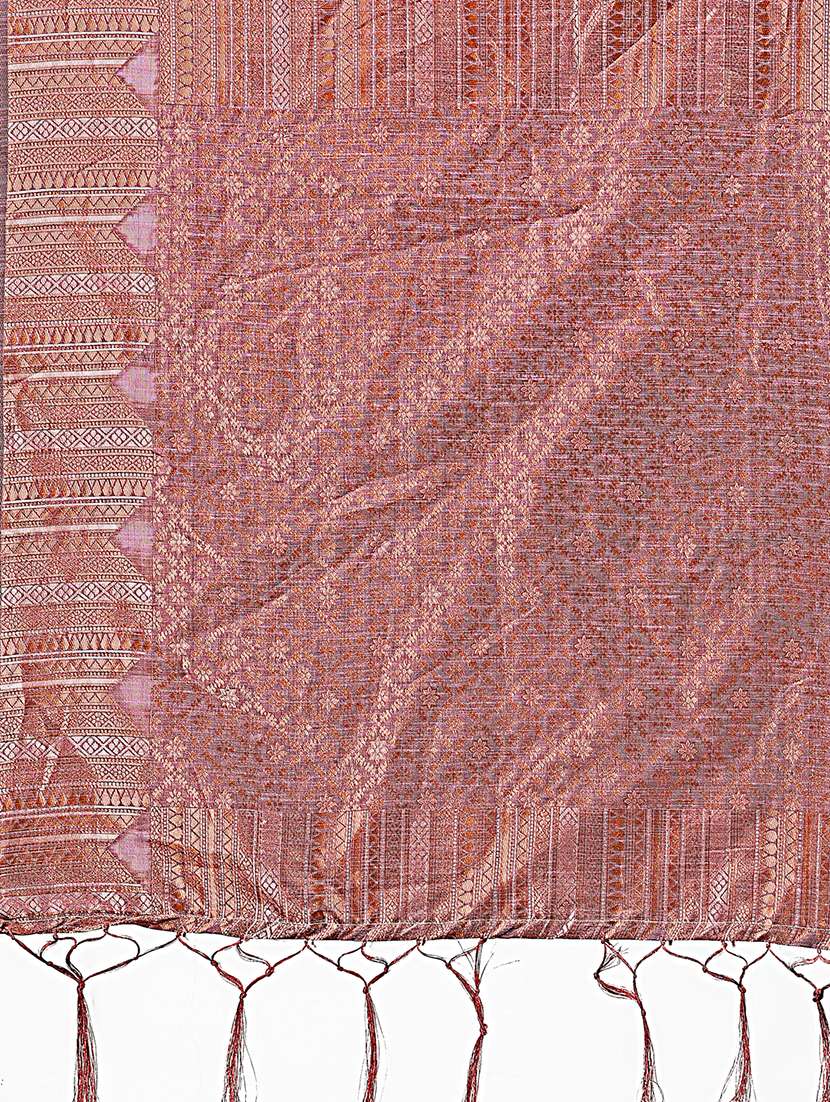 women self design banarasi saree with blouse - 21909469 -  Standard Image - 4